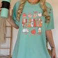 Teacher Thanksgiving Shirt Women One Thankful Teacher Fall Women's Comfort Colors T-Shirt Chalky Mint