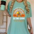 Teacher Thanksgiving Thankful For My Second Grade Turkeys Women's Comfort Colors T-Shirt Chalky Mint