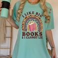 Teacher-TShirt I Like Big Books & I Cannot Lie Reading For Women Women's Comfort Colors T-Shirt Chalky Mint