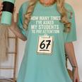 Teachers 67 Meme Women's Comfort Colors T-Shirt Chalky Mint Teachers 67 Meme Women's Comfort Colors T-Shirt Chalky Mint
