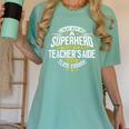 Teachers Aide Idea Professional Superhero Teachers Aides Men Women Women's Comfort Colors T-Shirt Chalky Mint