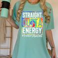 Teacher's Assistant Straight Outta Energy Teaching Tie Dye For Men Women Women's Comfort Colors T-Shirt Chalky Mint