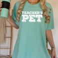 TEACHER'S PET You'Re My Favorite Do Me A Favor Women's Comfort Colors T-Shirt Chalky Mint TEACHER'S PET You'Re My Favorite Do Me A Favor Women's Comfort Colors T-Shirt Chalky Mint