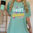 Teacher's Sidekick Teacher Assisting Teaching Assistant Women's Comfort Colors T-Shirt Chalky Mint