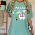 Teachers Testing Day Test Day No Prob Llama Teacher Women's Comfort Colors T-Shirt Chalky Mint Teachers Testing Day Test Day No Prob Llama Teacher Women's Comfort Colors T-Shirt Chalky Mint
