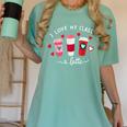 Teachers Valentine Day I Love My Class A Latte Coffee Women Women's Comfort Colors T-Shirt Chalky Mint