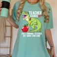Teachersaurus Rex Dinosaur Like A Normal Teacher Saurus Women's Comfort Colors T-Shirt Chalky Mint Teachersaurus Rex Dinosaur Like A Normal Teacher Saurus Women's Comfort Colors T-Shirt Chalky Mint