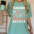 Teaching Future Artists For Art Teachers And Lovers For Men Women Girls Kids Women's Comfort Colors T-Shirt Chalky Mint Teaching Future Artists For Art Teachers And Lovers For Men Women Girls Kids Women's Comfort Colors T-Shirt Chalky Mint