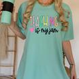 Teaching Is My Jam For Women Teacher Cute Teachers Outfit Women's Comfort Colors T-Shirt Chalky Mint Teaching Is My Jam For Women Teacher Cute Teachers Outfit Women's Comfort Colors T-Shirt Chalky Mint