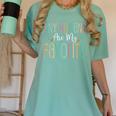 Teaching Preschool Teacher Tiny Humans Are My Favorite Women's Comfort Colors T-Shirt Chalky Mint