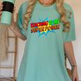 Teaching Is My Superpower Comic Back To School Teacher Women's Comfort Colors T-Shirt Chalky Mint Teaching Is My Superpower Comic Back To School Teacher Women's Comfort Colors T-Shirt Chalky Mint