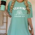 Teaching Tiny Disciples Christian Bible Verse Teacher Women's Comfort Colors T-Shirt Chalky Mint Teaching Tiny Disciples Christian Bible Verse Teacher Women's Comfort Colors T-Shirt Chalky Mint