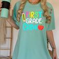 Team 1st Grade Crew Back To School 1st Grade Teacher Kids Women's Comfort Colors T-Shirt Chalky Mint Team 1st Grade Crew Back To School 1st Grade Teacher Kids Women's Comfort Colors T-Shirt Chalky Mint