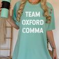 Team Oxford Comma English Majors And Teachers For Men Women Girls Kids Women's Comfort Colors T-Shirt Chalky Mint Team Oxford Comma English Majors And Teachers For Men Women Girls Kids Women's Comfort Colors T-Shirt Chalky Mint