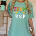 Team RSP RSP Teacher Kindergarten Teacher Women's Comfort Colors T-Shirt Chalky Mint
