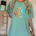 Team Sixth Grade Teacher Student Back To School 6th Grade Women's Comfort Colors T-Shirt Chalky Mint Team Sixth Grade Teacher Student Back To School 6th Grade Women's Comfort Colors T-Shirt Chalky Mint