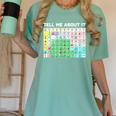 Tell Me About It Speech Language Pathology AAC Sped Teacher Women's Comfort Colors T-Shirt Chalky Mint Tell Me About It Speech Language Pathology AAC Sped Teacher Women's Comfort Colors T-Shirt Chalky Mint