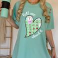 Tell Me About It Speech Pathology Aac Sped Teacher Women's Comfort Colors T-Shirt Chalky Mint Tell Me About It Speech Pathology Aac Sped Teacher Women's Comfort Colors T-Shirt Chalky Mint