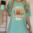Test Day State Football Tackle Testing Day Sports Teacher Women's Comfort Colors T-Shirt Chalky Mint Test Day State Football Tackle Testing Day Sports Teacher Women's Comfort Colors T-Shirt Chalky Mint