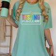 Testing Mode On Testing Day Motivational Teacher Kids Women's Comfort Colors T-Shirt Chalky Mint Testing Mode On Testing Day Motivational Teacher Kids Women's Comfort Colors T-Shirt Chalky Mint