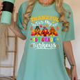 Thankful For My 1st Grade Turkeys Thanksgiving Teacher Fall Women's Comfort Colors T-Shirt Chalky Mint Thankful For My 1st Grade Turkeys Thanksgiving Teacher Fall Women's Comfort Colors T-Shirt Chalky Mint