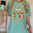 Thankful For My 3rd Grade Turkeys Thanksgiving Teacher Kids Women's Comfort Colors T-Shirt Chalky Mint Thankful For My 3rd Grade Turkeys Thanksgiving Teacher Kids Women's Comfort Colors T-Shirt Chalky Mint