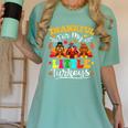 Thankful For My Little Turkeys Teacher Thanksgiving Teachers Women's Comfort Colors T-Shirt Chalky Mint Thankful For My Little Turkeys Teacher Thanksgiving Teachers Women's Comfort Colors T-Shirt Chalky Mint