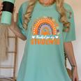 Thankful For My Students Teacher Thanksgiving School Fall Women's Comfort Colors T-Shirt Chalky Mint Thankful For My Students Teacher Thanksgiving School Fall Women's Comfort Colors T-Shirt Chalky Mint