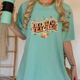 Thankful Teacher Shirts For Women Teach Thanksgiving Teacher Women's Comfort Colors T-Shirt Chalky Mint