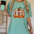 Thanksgiving Book Pumpkin Reading Teachers Fall Lovers Boys Women's Comfort Colors T-Shirt Chalky Mint Thanksgiving Book Pumpkin Reading Teachers Fall Lovers Boys Women's Comfort Colors T-Shirt Chalky Mint