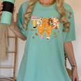 Thanksgiving Teacher Pencil Bow One Thankful Teacher Fall Women's Comfort Colors T-Shirt Chalky Mint Thanksgiving Teacher Pencil Bow One Thankful Teacher Fall Women's Comfort Colors T-Shirt Chalky Mint