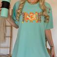 Thanksgiving Turkey Teach Thankful Teacher Girly Bow Women Women's Comfort Colors T-Shirt Chalky Mint Thanksgiving Turkey Teach Thankful Teacher Girly Bow Women Women's Comfort Colors T-Shirt Chalky Mint