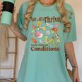 We All Thrive Under Different Conditions SPED Teacher Women's Comfort Colors T-Shirt Chalky Mint We All Thrive Under Different Conditions SPED Teacher Women's Comfort Colors T-Shirt Chalky Mint