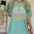 Tiny People Help Do Big Things Nursery Teacher Women's Comfort Colors T-Shirt Chalky Mint Tiny People Help Do Big Things Nursery Teacher Women's Comfort Colors T-Shirt Chalky Mint
