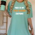 This Is My Tired Teacher Costume Apparel Halloween Teacher Women's Comfort Colors T-Shirt Chalky Mint