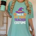 This Is My Tired Teacher Costume Halloween Women's Comfort Colors T-Shirt Chalky Mint This Is My Tired Teacher Costume Halloween Women's Comfort Colors T-Shirt Chalky Mint