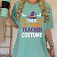 Tired Teacher Costume For Humor Halloween Women's Comfort Colors T-Shirt Chalky Mint