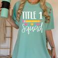 Title 1 Reading Teacher Shirt Women's Comfort Colors T-Shirt Chalky Mint Title 1 Reading Teacher Shirt Women's Comfort Colors T-Shirt Chalky Mint