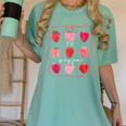 TK Is My Jam Transitional Kindergarten TK Teacher Strawberry Women's Comfort Colors T-Shirt Chalky Mint TK Is My Jam Transitional Kindergarten TK Teacher Strawberry Women's Comfort Colors T-Shirt Chalky Mint