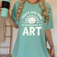 Today’s Good Mood Is Sponsored By Art Teacher Sun Tee Women's Comfort Colors T-Shirt Chalky Mint Today’s Good Mood Is Sponsored By Art Teacher Sun Tee Women's Comfort Colors T-Shirt Chalky Mint