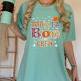 Toddler Boo Crew Halloween Daycare Teacher Kids Women's Comfort Colors T-Shirt Chalky Mint