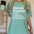 History Teacher Definition Back To School First Day Women's Comfort Colors T-Shirt Chalky Mint History Teacher Definition Back To School First Day Women's Comfort Colors T-Shirt Chalky Mint