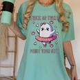 Trick Or Treat Point Your Feet Halloween Ghost Dance Teacher Women's Comfort Colors T-Shirt Chalky Mint