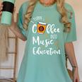 I Turn Coffee Into Music Education Music Teacher Women's Comfort Colors T-Shirt Chalky Mint I Turn Coffee Into Music Education Music Teacher Women's Comfort Colors T-Shirt Chalky Mint