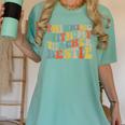 Twin Day Friends Teacher Twinning With My Bestie Matching Women's Comfort Colors T-Shirt Chalky Mint