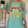 Twinning With My Bestie Teacher Boy Spirit Week Twin Day Women's Comfort Colors T-Shirt Chalky Mint Twinning With My Bestie Teacher Boy Spirit Week Twin Day Women's Comfort Colors T-Shirt Chalky Mint