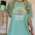 Twinning With My Teacher Bestie Spirit Week Girls Day Kids Women's Comfort Colors T-Shirt Chalky Mint