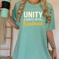Unity Kindness Shirt Women Teachers Kids Unity Day Orange Women's Comfort Colors T-Shirt Chalky Mint