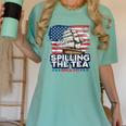 US History Teacher Boston Spilling The Tea Since 1773 Women's Comfort Colors T-Shirt Chalky Mint