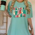 Verry Merry Speech Language Pathologist Teacher Christmas Women's Comfort Colors T-Shirt Chalky Mint Verry Merry Speech Language Pathologist Teacher Christmas Women's Comfort Colors T-Shirt Chalky Mint